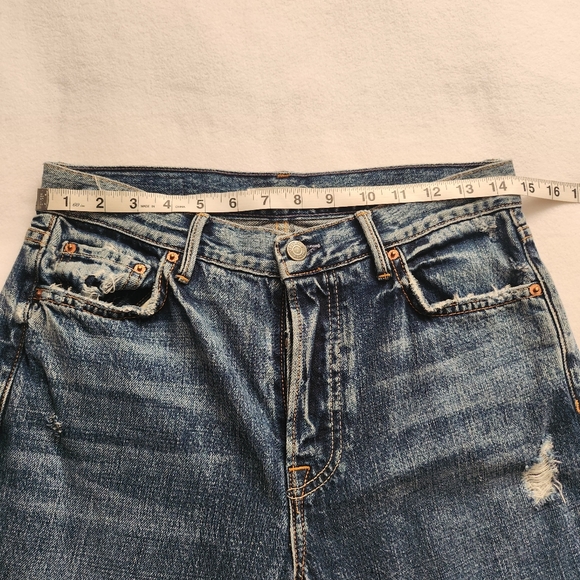 GRLFRND Helena Button Front High-Rise Straight Crop Leg Jeans - Picture 10 of 14